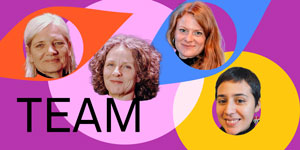 Das Girls Go Movie Team als Fotocollage 