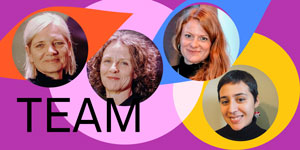 Das Girls Go Movie Team als Fotocollage 